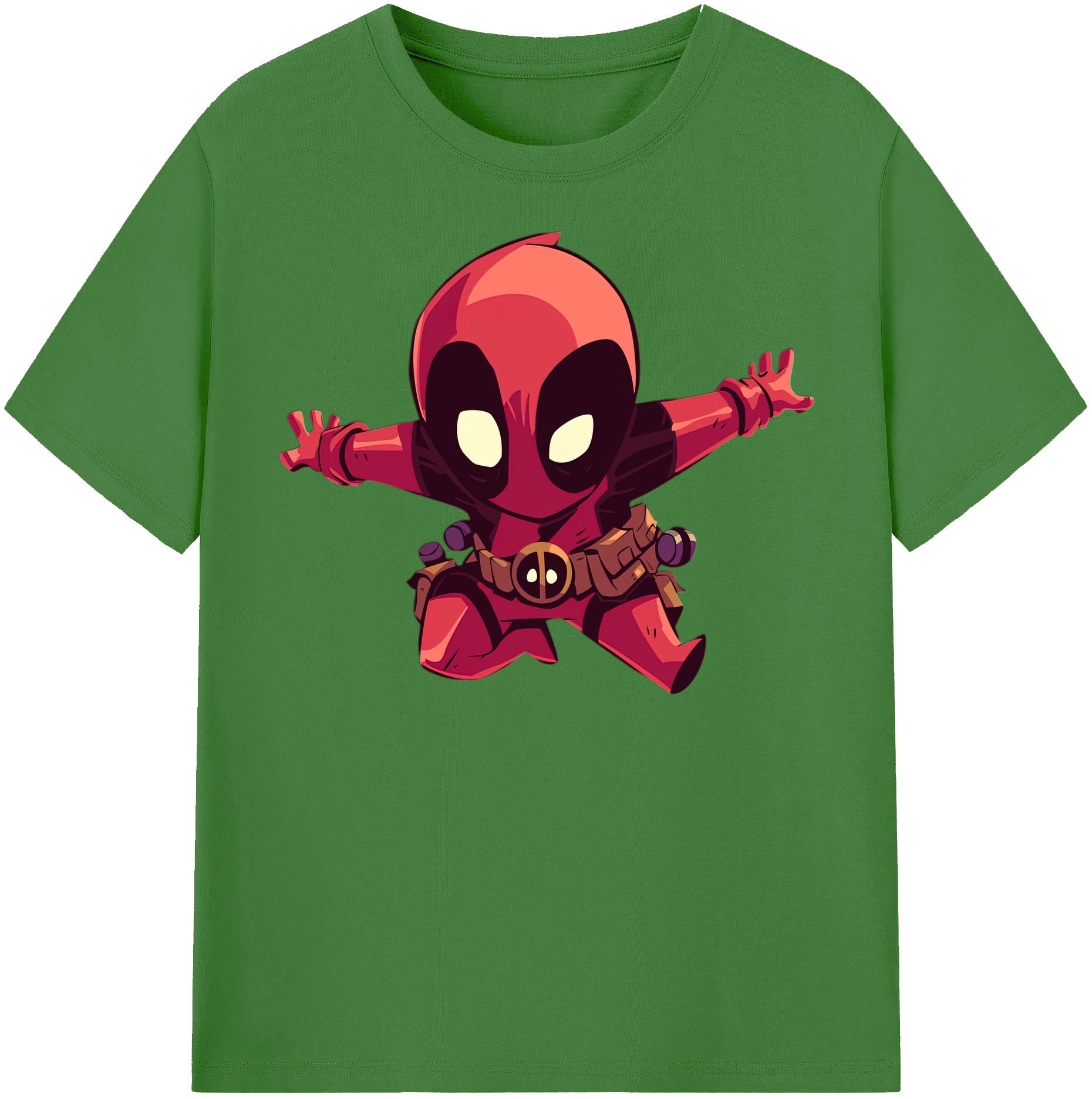 （画像用） Deadpool デッドプール レディースカジュアルプリントTシャツ（綿100％）